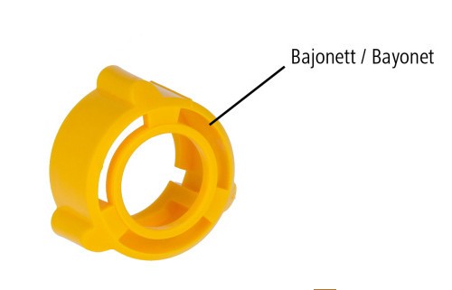 Bajonett fr Hygieneventil | 5er Pack