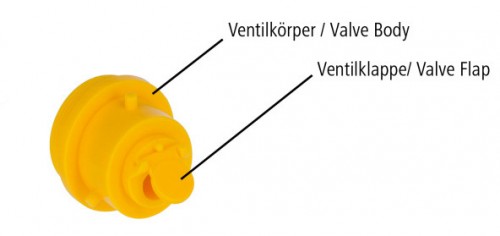 Ventilkrper neu fr Hygieneventil, 5er Pack