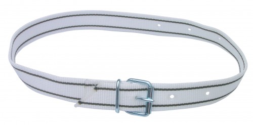 Halsmarkierungsband mit Rollschnalle, wei/schwarz | 90cm