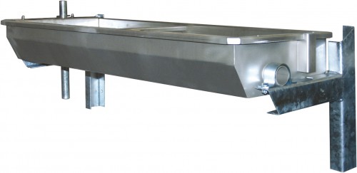 Edelstahl Kipptrnke 2m zur Wandmontage