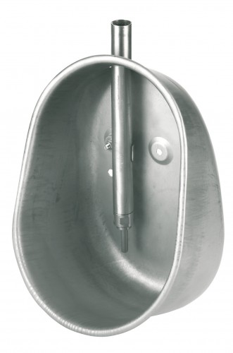 Trnkebecken Edelstahl fr Schweine, 21 x 29 x 16 cm