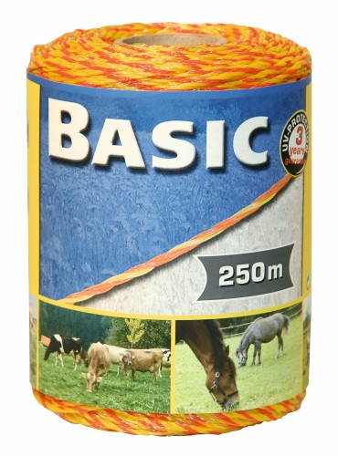 Euro Guard Basic Weidezaunlitze 250m (gelb/orange)