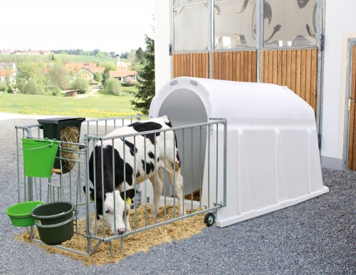 Klberiglu CalfHouse PE UV+ mit leichter Umzunung