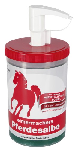 eimermachers echte Pferdesalbe, 1000ml Dose mit Spender