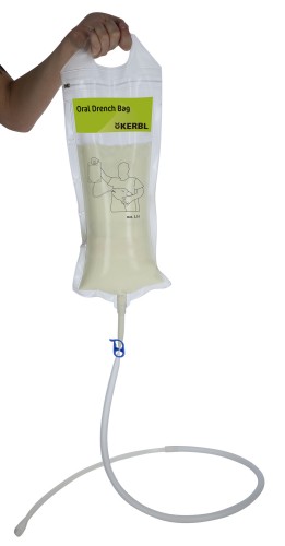 Drench Bag 2,5 l, transparent mit Sonde und Zipperverschluss