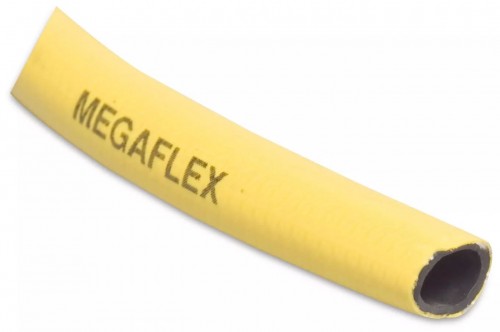 Rolle Wasserschlauch PVC-Gewebe Megaflex 12,5mm 1/2, gelb | 25 Meter