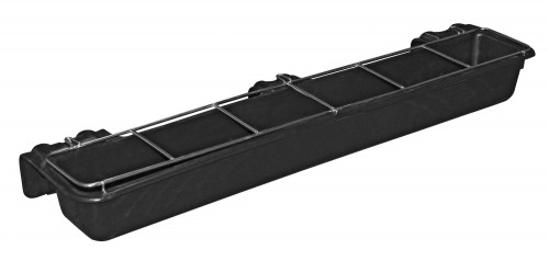 Langfuttertrog, 9l mit Fregitter, 96cm breit