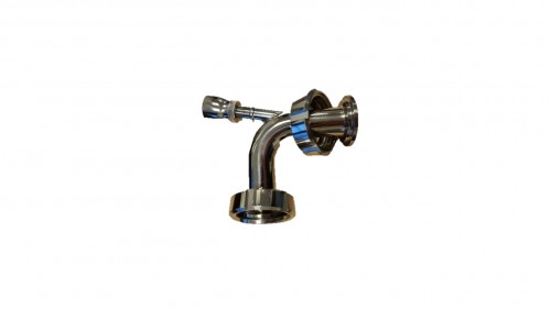 Edelstahl Auslaufbogen 90 32mm passend fr DeLaval FMP55 / FMP110 Milchpumpe | 958282-81