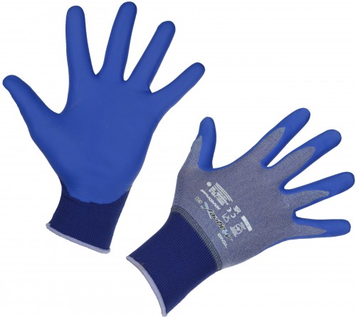 Handschuh Magnex 538, NanoFinish, blau meliert | Paar
