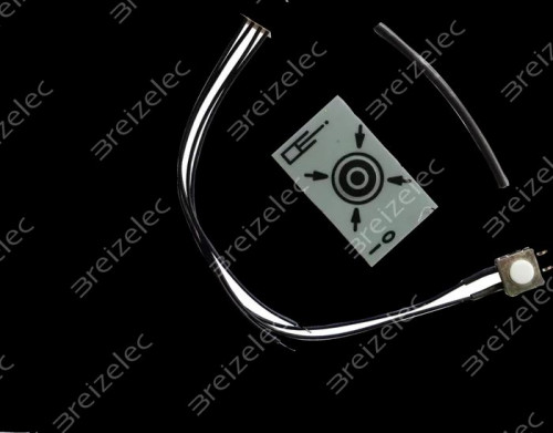 Knopf mit Etiketten-Schutzabdeckung passend fr Gascoigne Melotte Isolator 3, XP | D255719