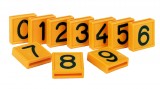 Nummernblock für Halsmarkierungsband, gelb