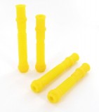 StimoFlex kurzer Silikon-Form-Milchschlauch, gelb, 160 x 9mm iD