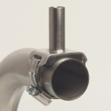 Edelstahl-Milchanschluss, gerader Stutzen 14/16mm für 31-50mm Leitung