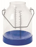 Plexiglas-Melkeimer 30 Liter | blau