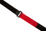 Klett-Arretierungsband 90cm rot-schwarz, 25mm, 2-Pack