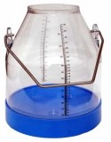 Plexiglas-Melkeimer 33 Liter | blau