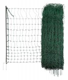 Geflügelnetz 25 mtr., 106 cm Doppelspitze, grün, nicht elektrifizierbar (ohne Strom)