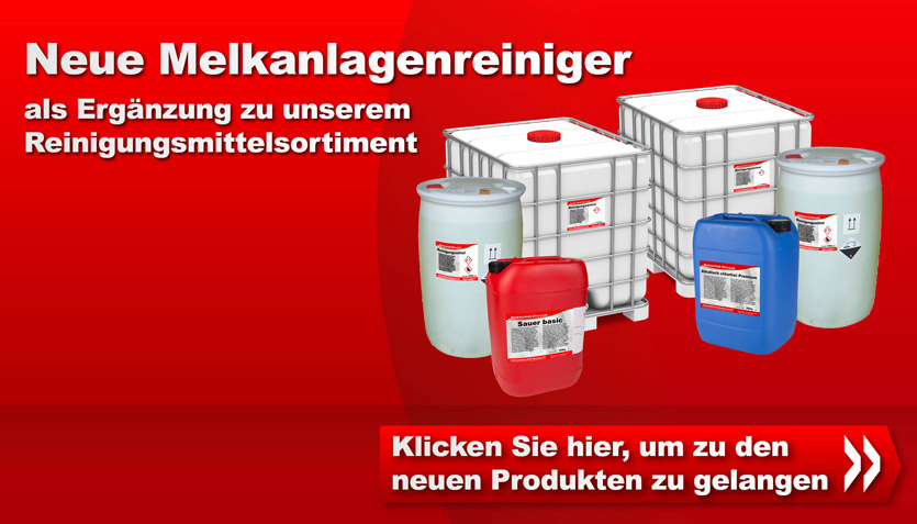 Neue Melkanlagenreiniger 2019 Neue Melkanlagenreiniger 2019