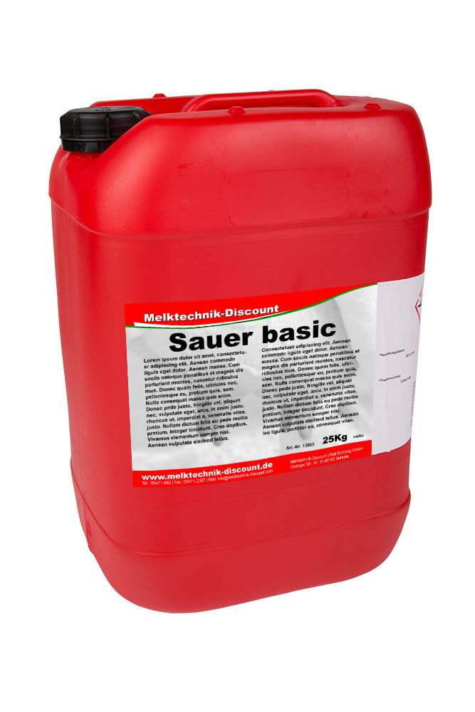 Melkanlagenreiniger Sauer basic - Melktechnik-Discount Melkanlagenreiniger Sauer basic von Melktechnik-Discount
