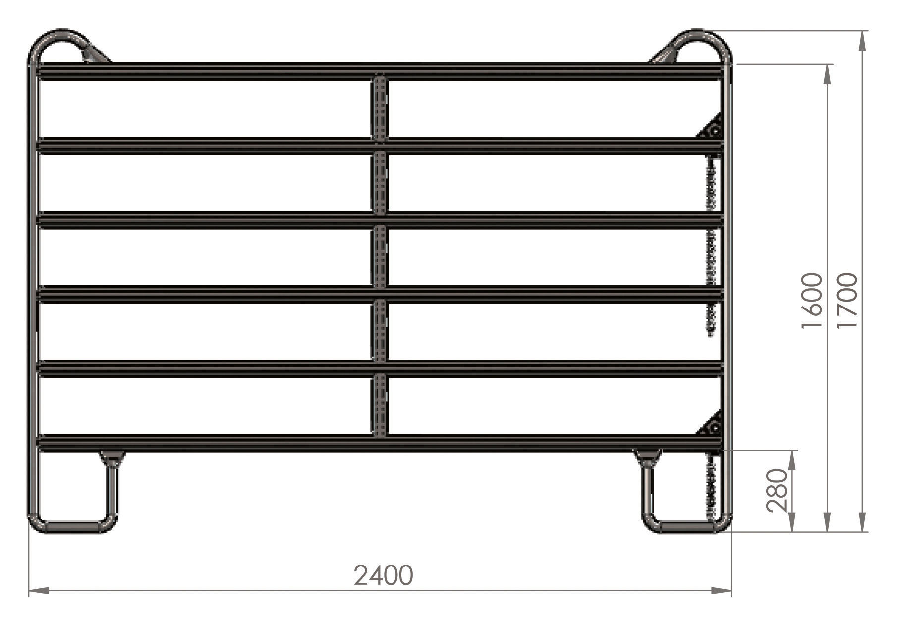 Weidepanel ohne Tor von Kerbl
