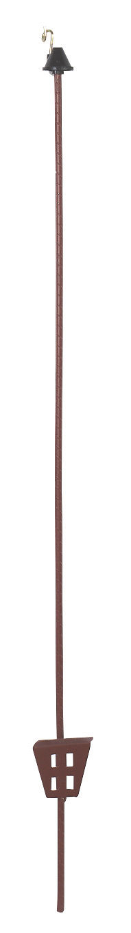 Federstahlpfahl oval 105 cm mit Kopfisolator (10 Stück) von AKO 441455