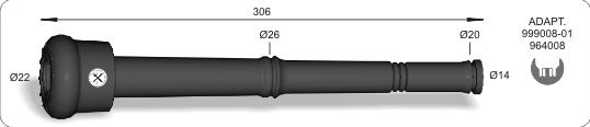 Zitzengummis passend für DeLaval 999008-01 von Melktechnik-Discount 999008-01 / 964008-01