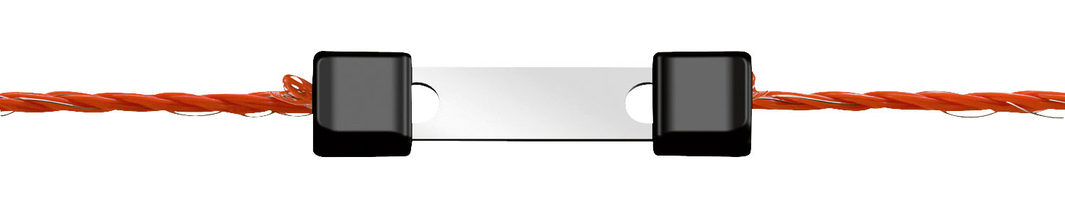 Litzenverbinder Litzclip® 3mm gerade Edelstahl | 10 Stück von Litzclip 442003/106