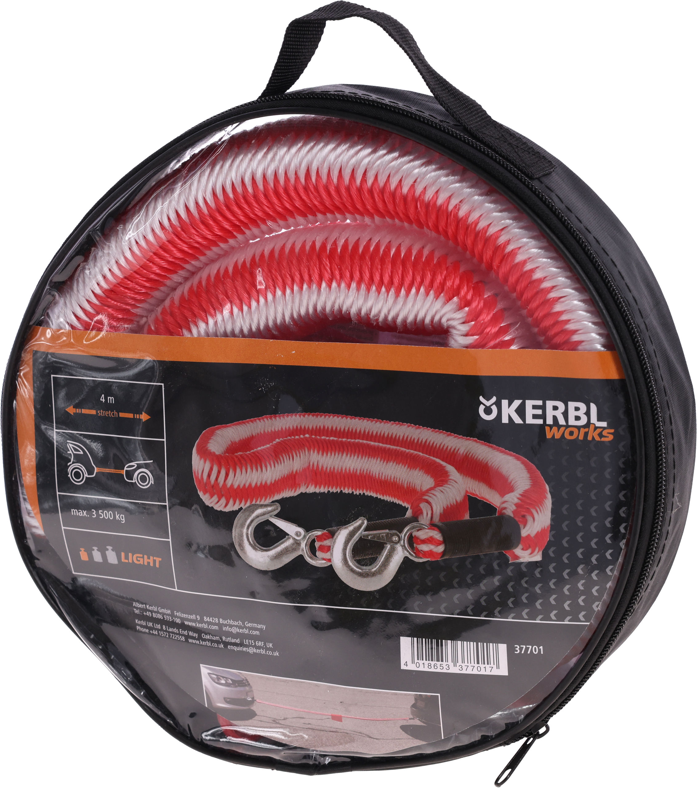 Abschleppseil elastisch, 4 Meter - Kerbl Abschleppseil elastisch, 4 Meter von Kerbl