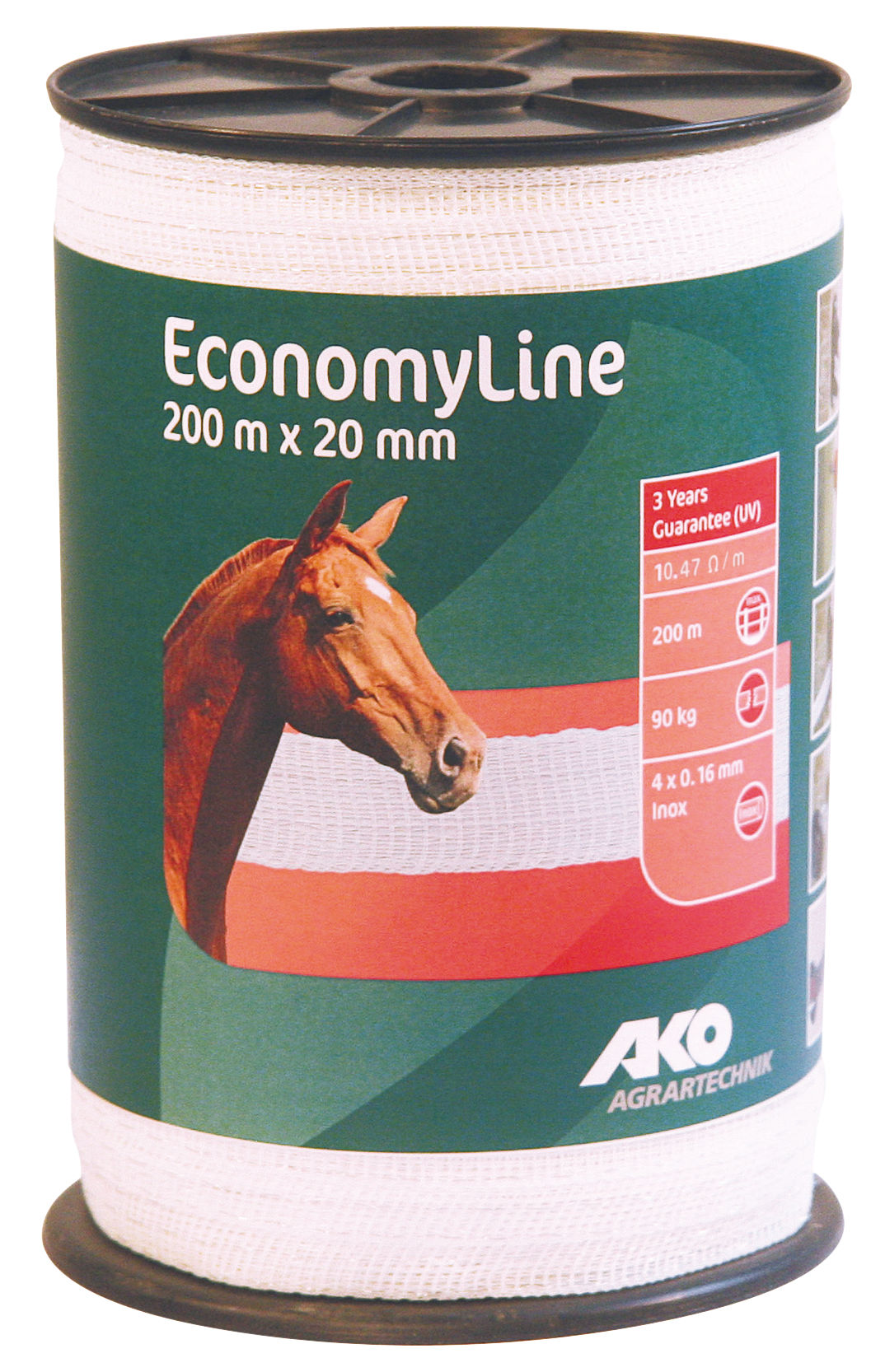 AKO Weidezaunband EconomyLine 20 mm weiß | 200 m von AKO 44556