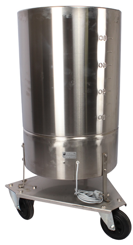 Kälbermilchmixer 90 Liter auf Rädern - Kälbermilchmixer 90 Liter auf Rädern von