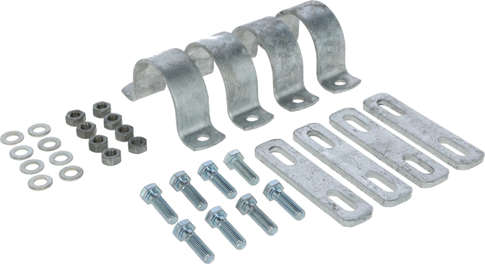 Montageset 2 1/2" Aufstallung für Kratzbürste Bully & Kratzblech von Kerbl