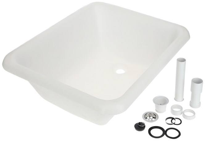 Spülwanne, 65 ltr., inkl. Abflusset von Kerbl 29414