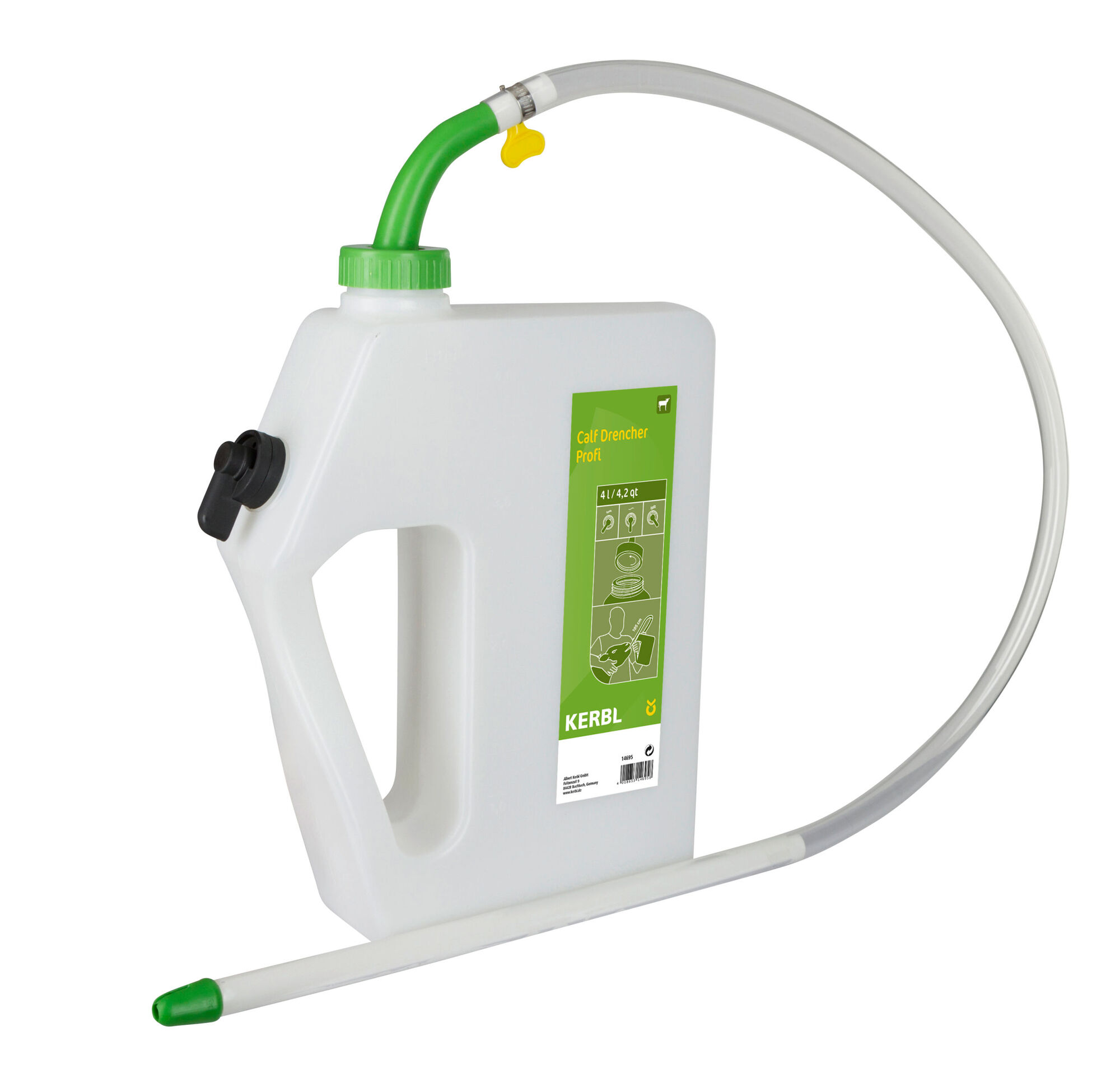 Calf Drencher Profi mit flexibler Sonde 4 Liter von Kerbl 14695