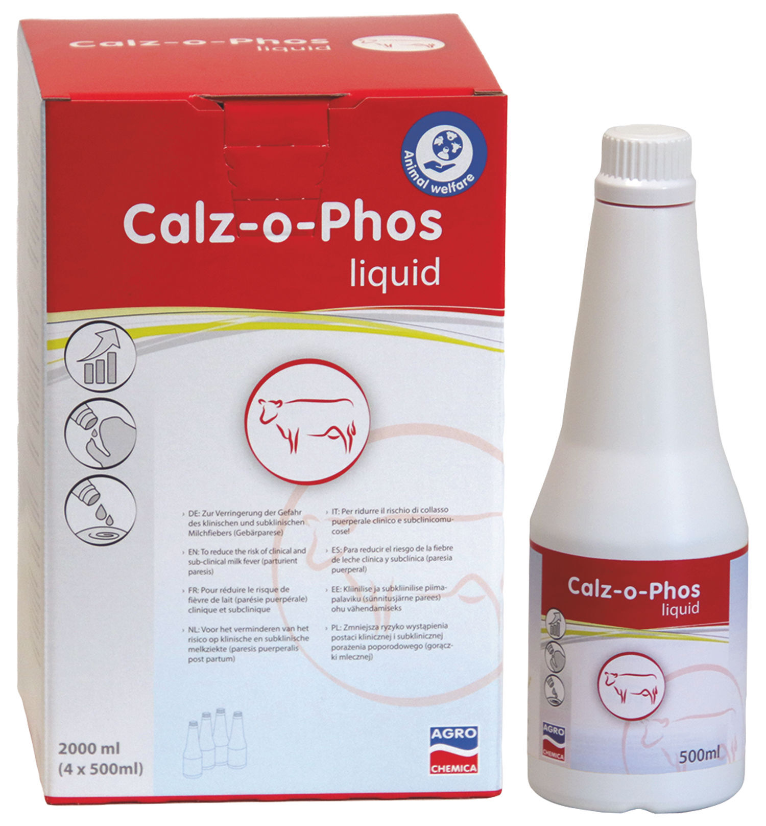 Calz-o-Phos Liquid | 4 x 500 ml - Agrochemica Calz-o-Phos Liquid | 4 x 500 ml von Agrochemica