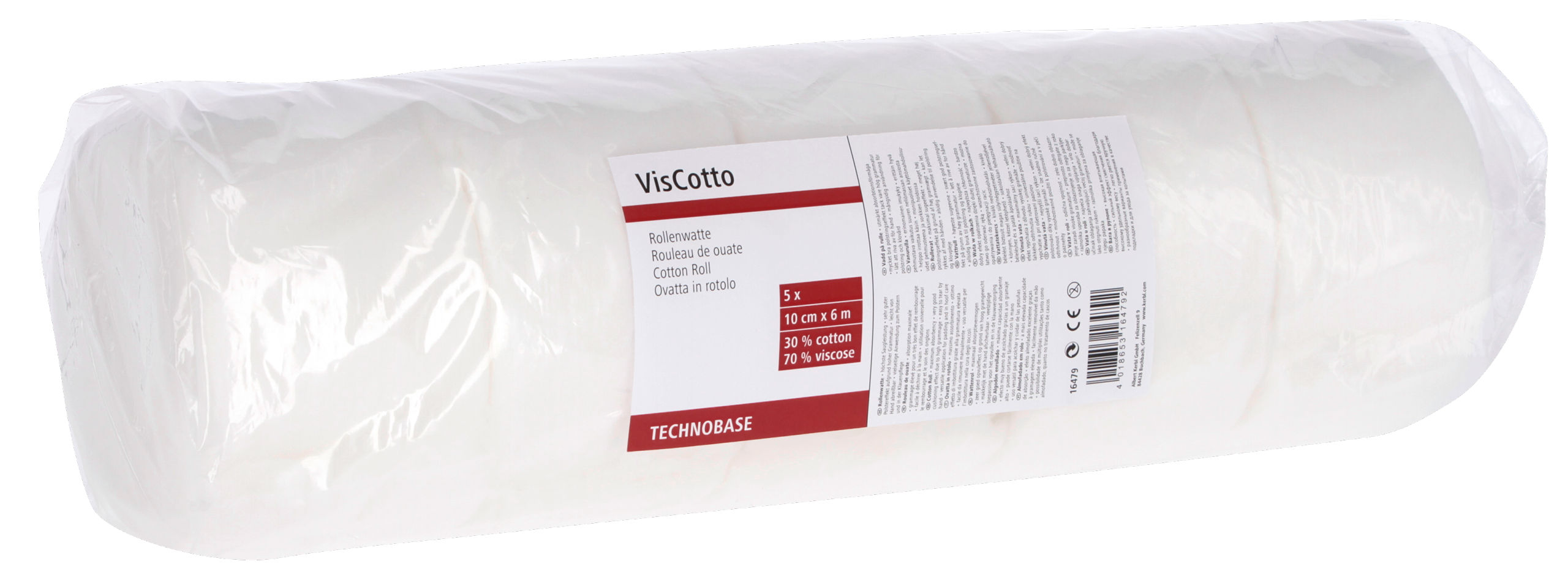 Rollenwatte VisCotto, 10 cm x 6 m | 5er Pack - Kerbl Rollenwatte VisCotto, 10 cm x 6 m | 5er Pack von Kerbl