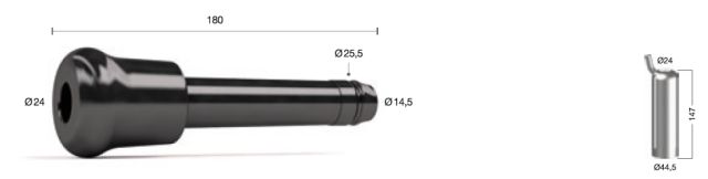 Zitzengummis passend für Miele 68278-02 / 7720-0068-278 ø24mm von Melktechnik-Discount 232