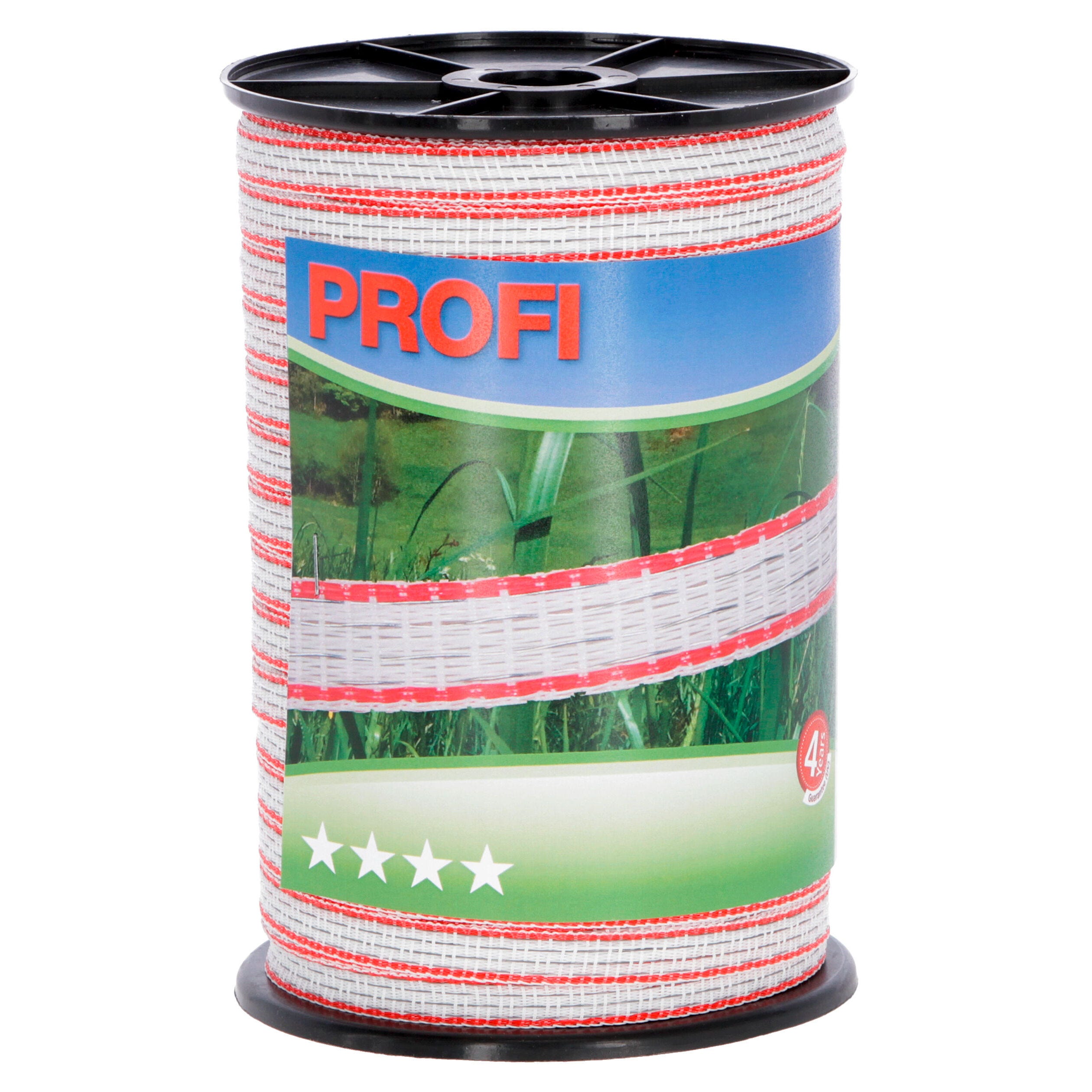 Euro Guard Weidezaunband PROFI 12 mm, weiß/rot | 200 m - Kerbl 59500 Euro Guard Weidezaunband PROFI 12 mm, weiß/rot | 200 m von Kerbl 59500