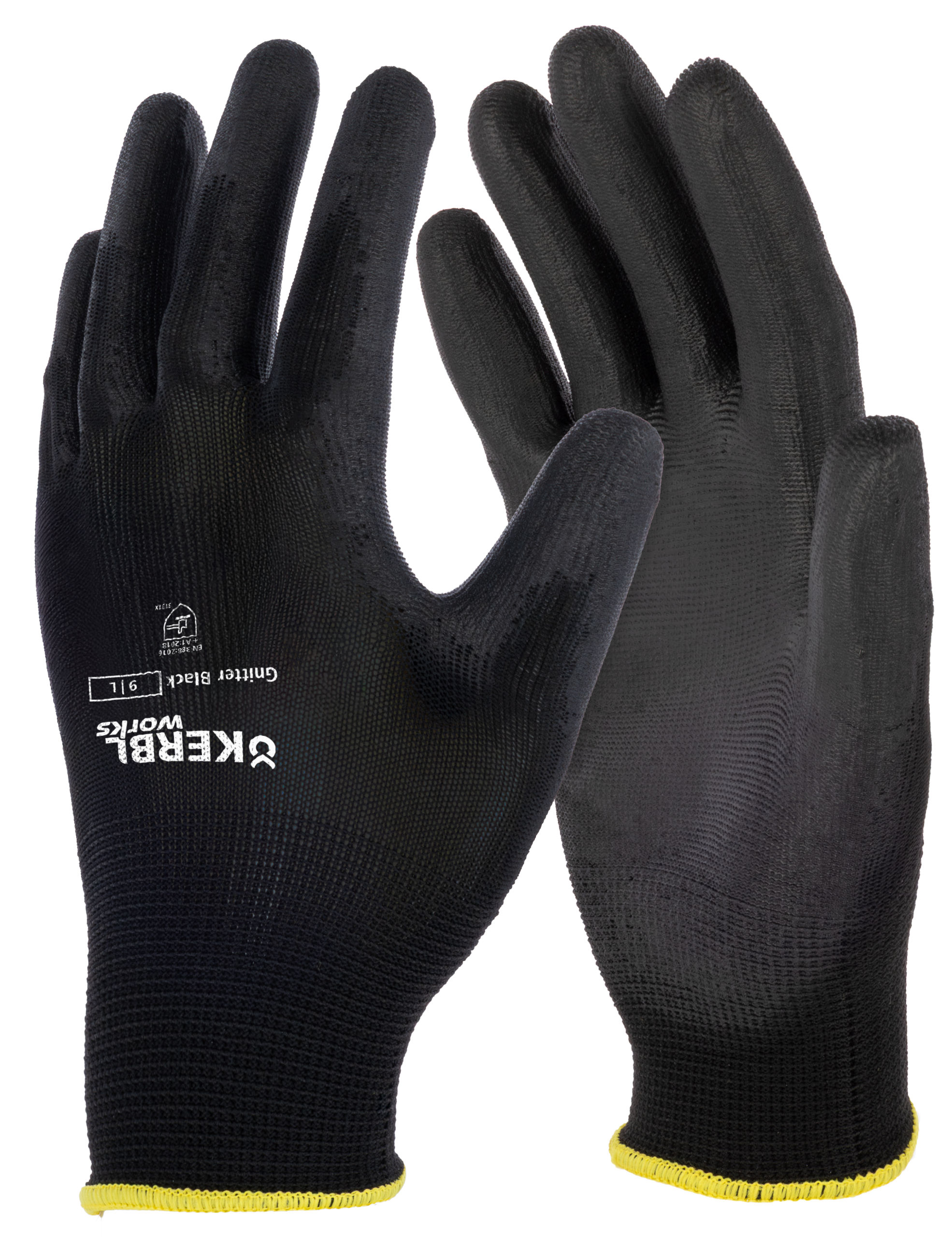 Feinstrickandschuh Gnitter Black von Kerbl
