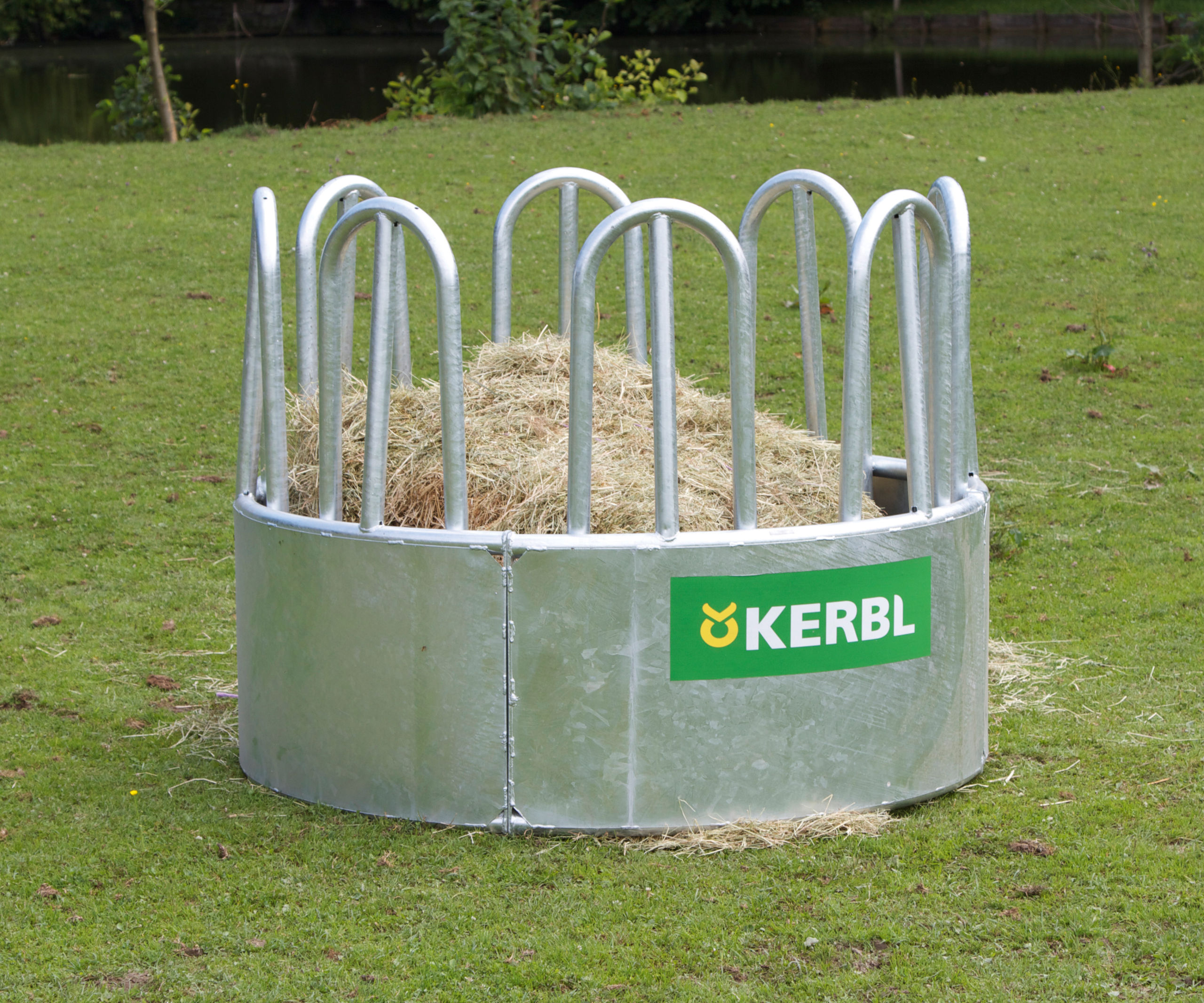 Rundraufe mit 8 Fressplätzen - Kerbl 291257 Rundraufe mit 8 Fressplätzen von Kerbl 291257
