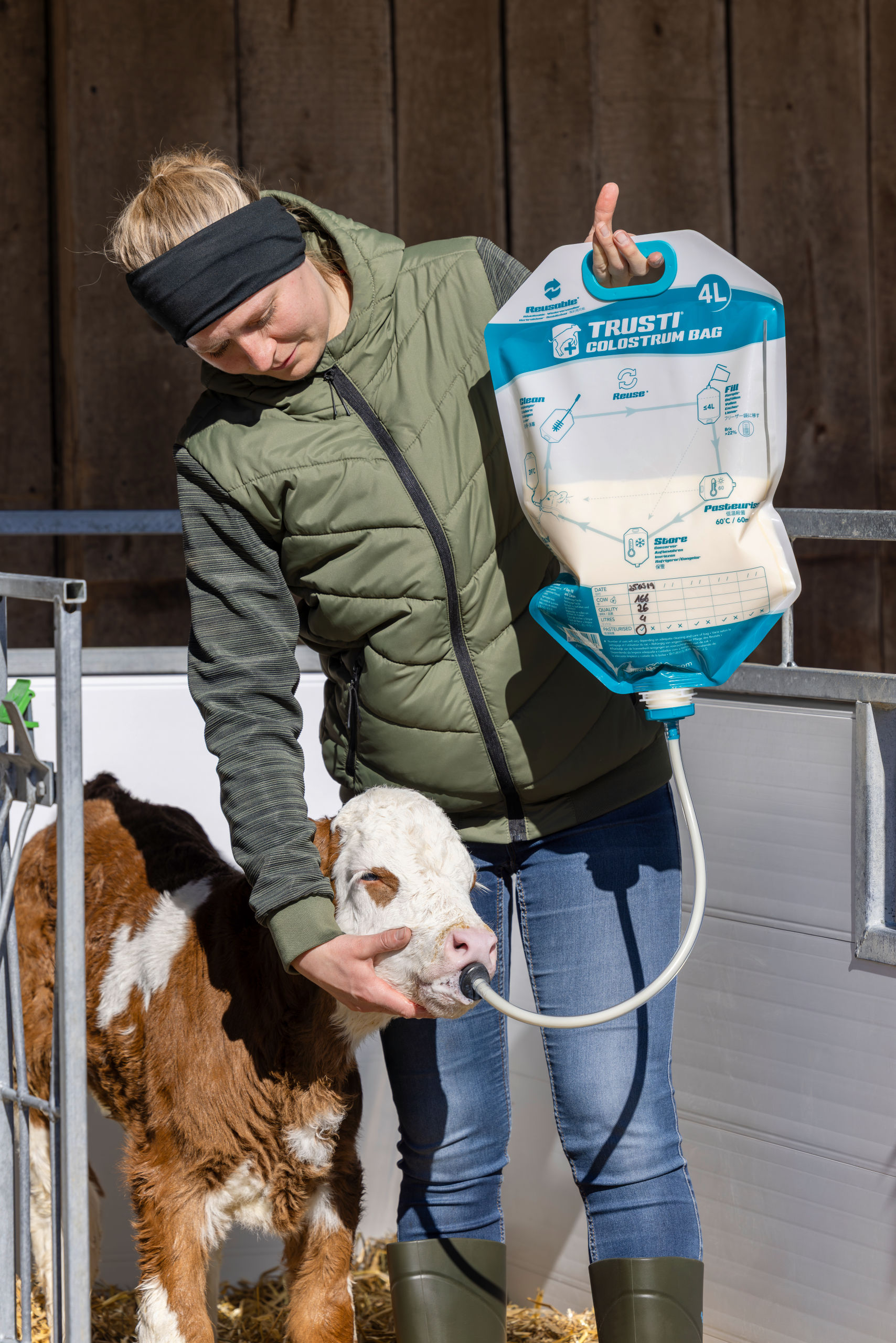 SHOOF Antahi Trusti Colostrum Bag 4 Liter | 50 Stück von SHOOF