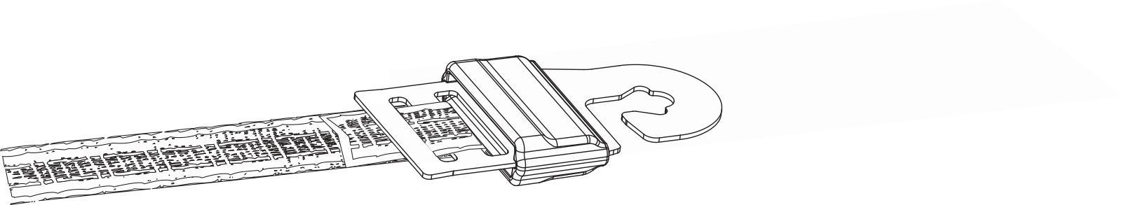 Torgriff mit Litzclip Bandanschluss 20mm - AKO 4494120 Torgriff mit Litzclip Bandanschluss 20mm von AKO 4494120
