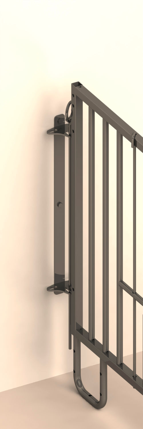 Wandhalterung für modulare Zaunaufstallung - Kerbl 14495 Wandhalterung für modulare Zaunaufstallung von Kerbl 14495