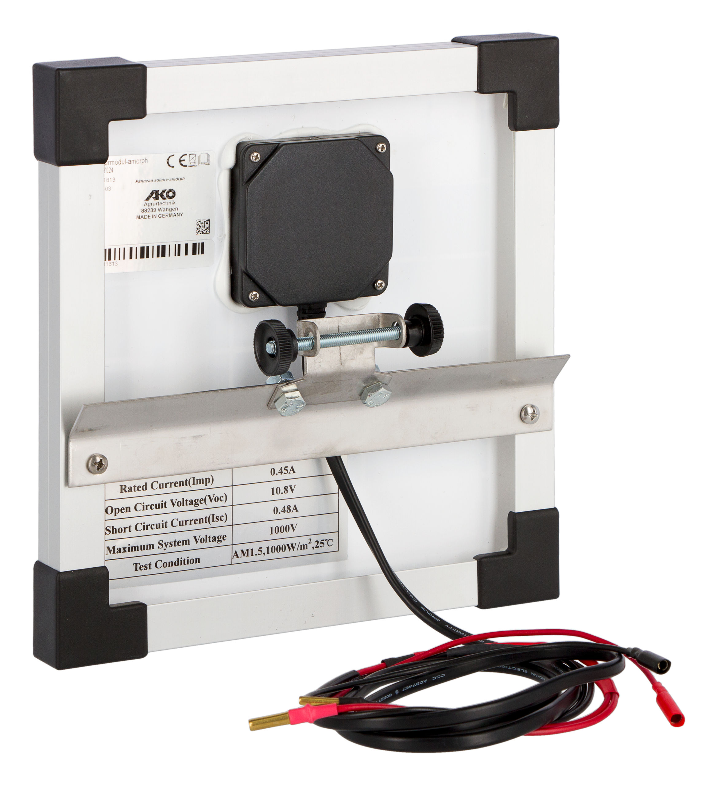 Solarmodul 4 Watt für Weidezaungeräte - AKO 377024 Solarmodul 4 Watt für Weidezaungeräte von AKO 377024