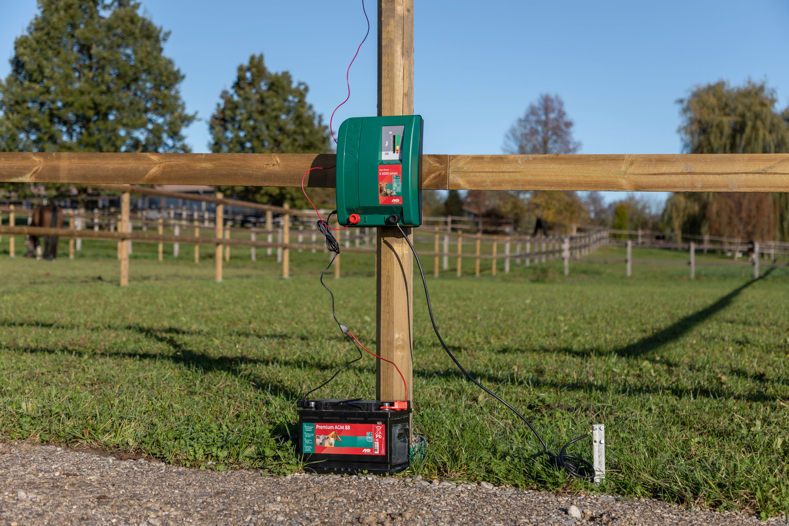 AKO Duo Power X6000 smart 12V/230V Weidezaungerät von AKO 372876