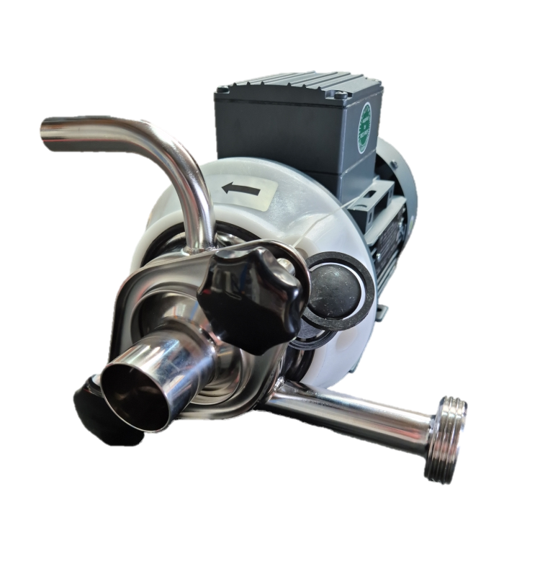 Milchpumpe 0,55 kW Typ "Packo" mit Spülstutzen, universal - Packo Milchpumpe 0,55 kW Typ "Packo" mit Spülstutzen, universal von Packo