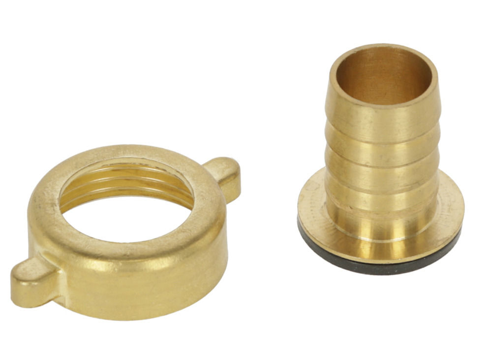 Schlauchverschraubung 2-teilig IG 3/4" x Tülle 1/2", Messing von Kerbl 292114