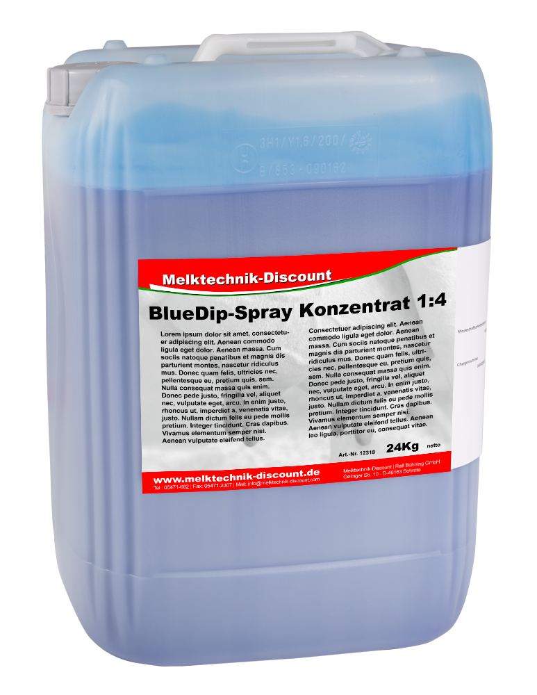 BlueDip-Spray Konzentrat 1:4 | 24 kg von Melktechnik-Discount