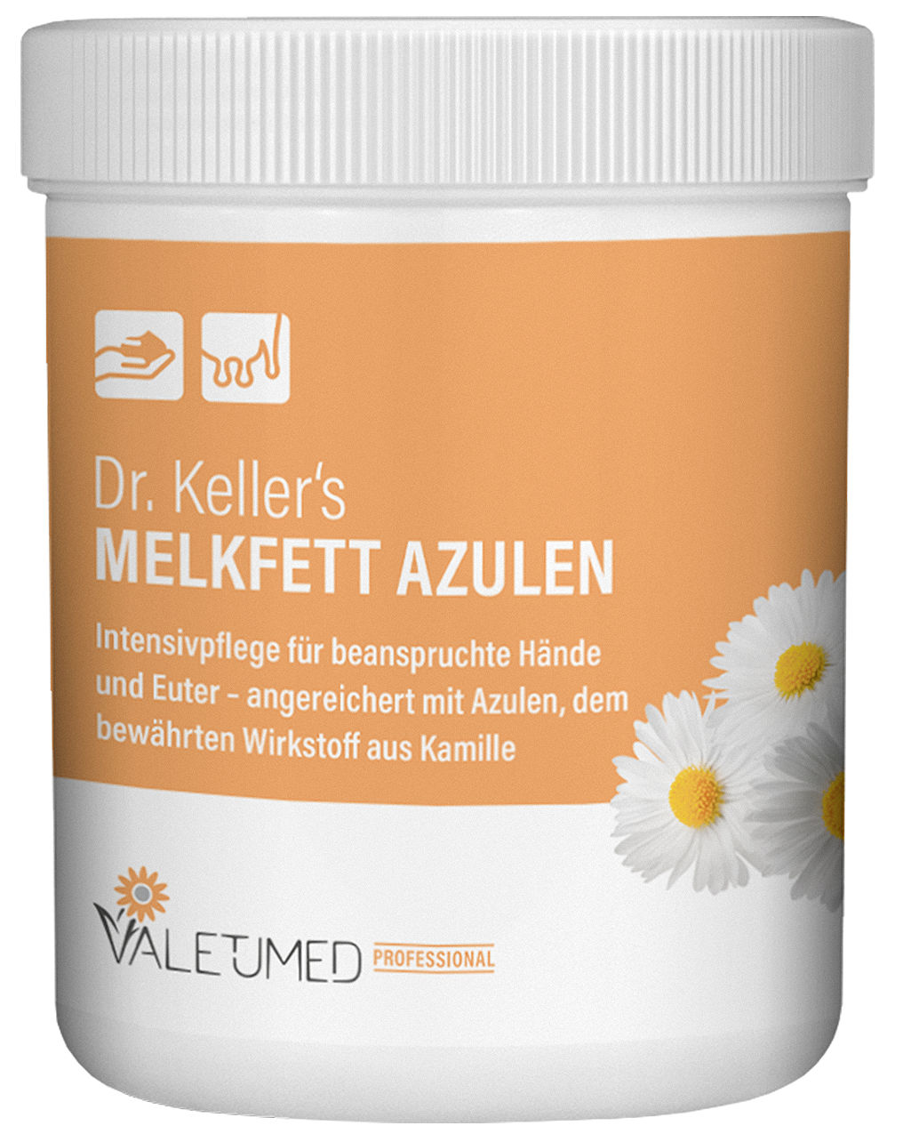 Melkfett Dr. Keller mit Azulen | 500 ml - Valetumed Melkfett Dr. Keller mit Azulen | 500 ml von Valetumed