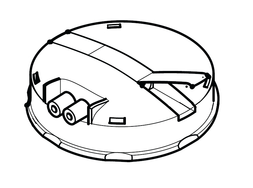 Interpuls Oberer PVC-Deckel für Abnahmezylinder DVC 1000 | 5200077 von milkrite|InterPuls 5200077