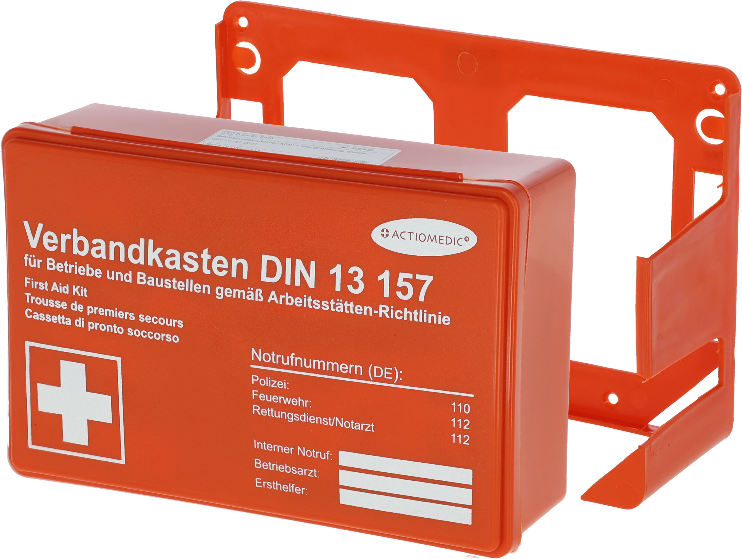 Betriebsverbandkasten, Erste-Hilfe-Set nach DIN 13157 - Betriebsverbandkasten, Erste-Hilfe-Set nach DIN 13157 von